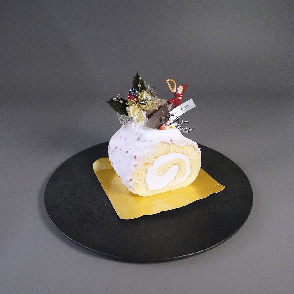 白金プレミアムジャージーブッシュドノエル(苺)ハーフ クリスマス2025