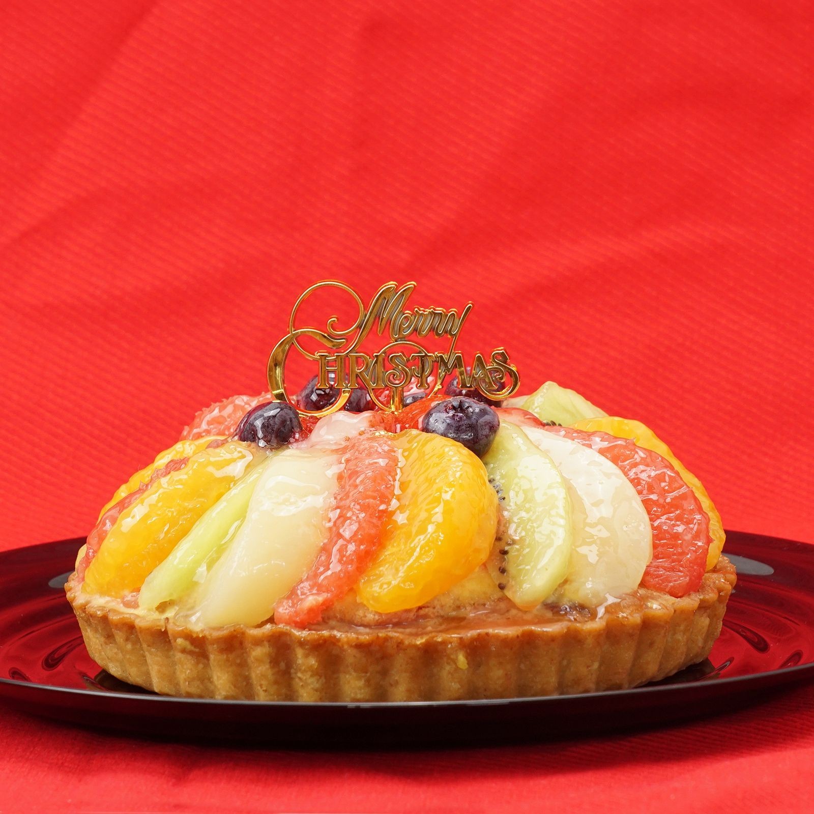 果物がふんだんに乗った フルーツタルト 5号 クリスマス2025