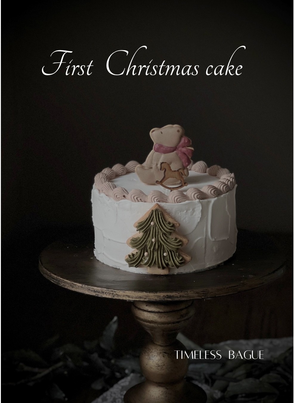 ȃN} First Christmas cake sEEitsgpP[L t@[Xgo[Xf[ X}bVP[L