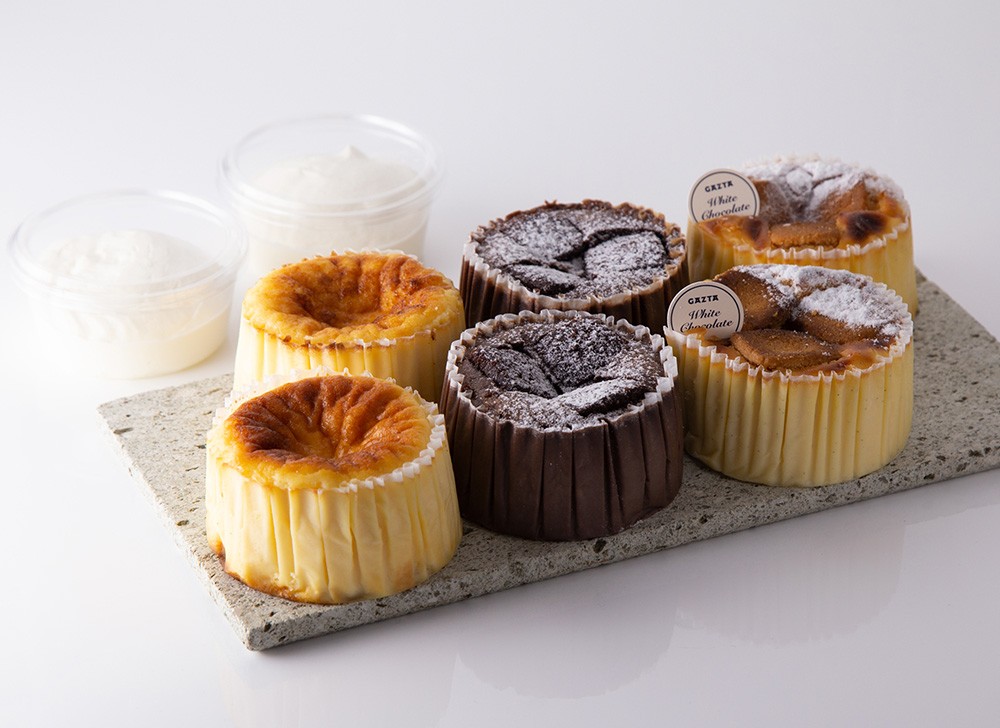 【食べログ100名店】GAZTAのバスクチーズケーキ、チョコレート、ホワイトチョコレート 3種6個セット
