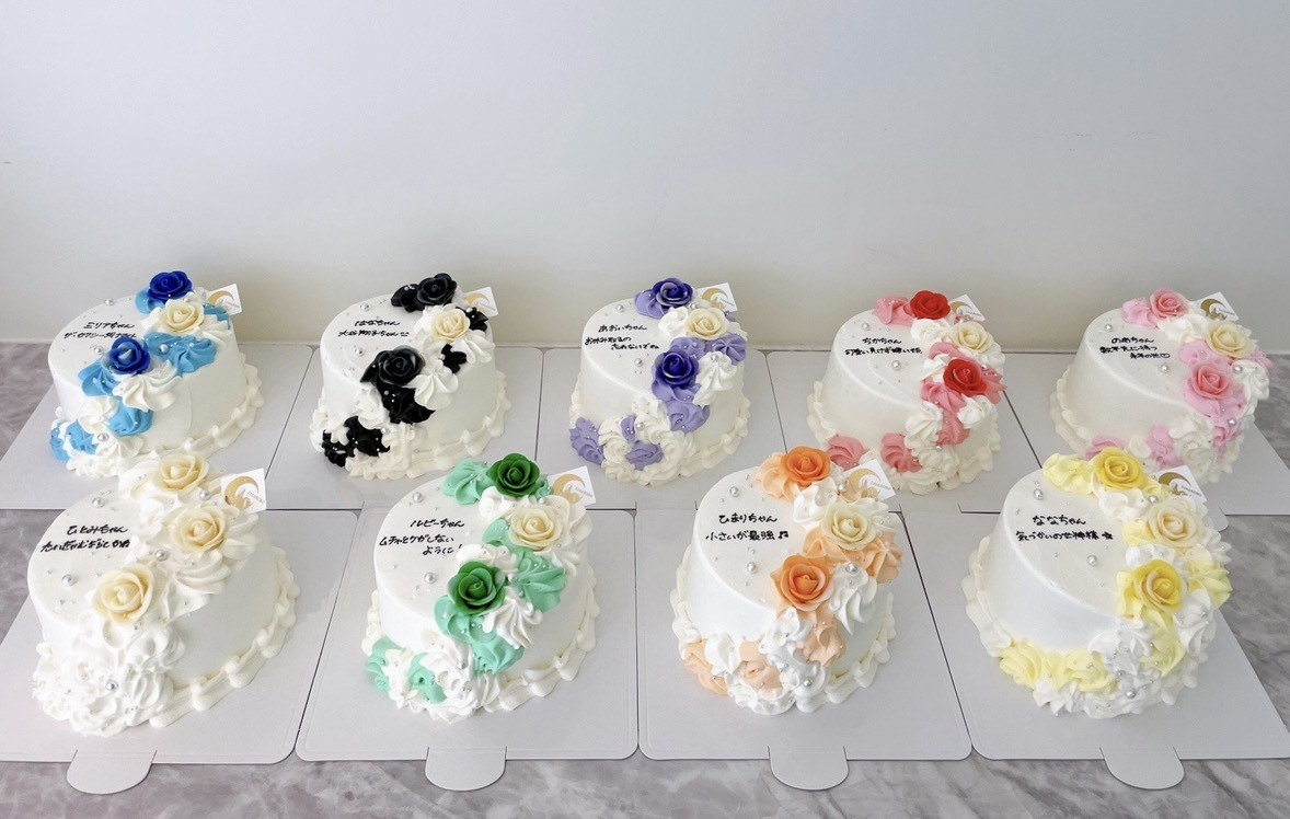 【選べる9色】当店1番人気ルナムーンケーキ｜9色から選べる｜推し活・本人不在の誕生日会