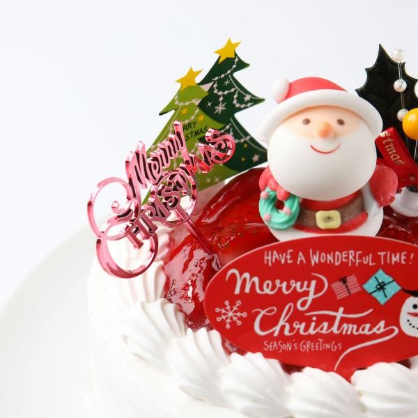 クリスマスケーキ2022 乳製品除去 乳製品アレルギー対応用クリスマスケーキ 5号 15cm 6