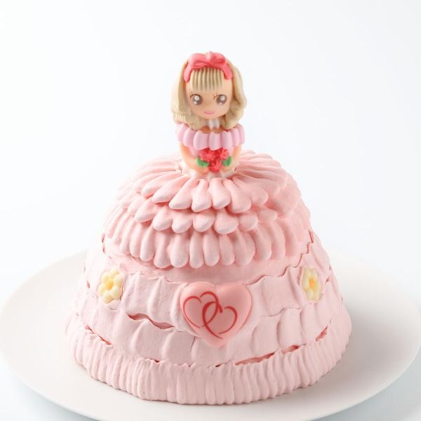 立体ケーキお姫様ケーキ プリンセスケーキ 5号 15cm サンタアンジェラ Cake Jp