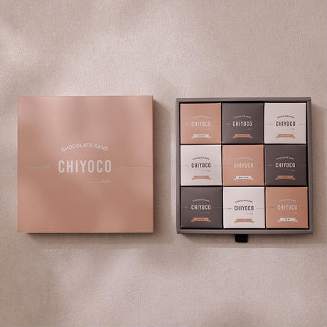 ≪sign≫CHOCOLATE SAND CHIYOCO 9個入～生チョコレートをたっぷりとサンドした贅沢な一品～  