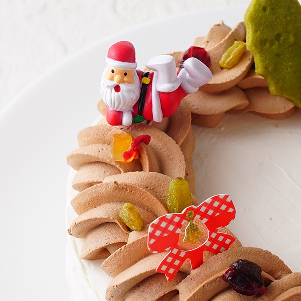 卵・乳製品・小麦粉不使用 クリスマス限定チョコレート ホールケーキ 15cm クリスマス2022  7