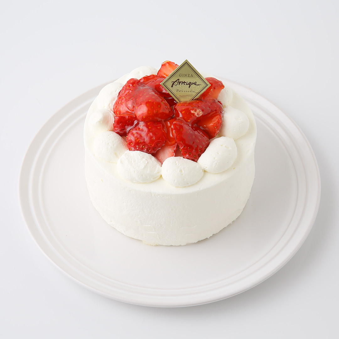 【即日出荷可能】高級苺盛りデコレーションケーキ　5号　15cm 5
