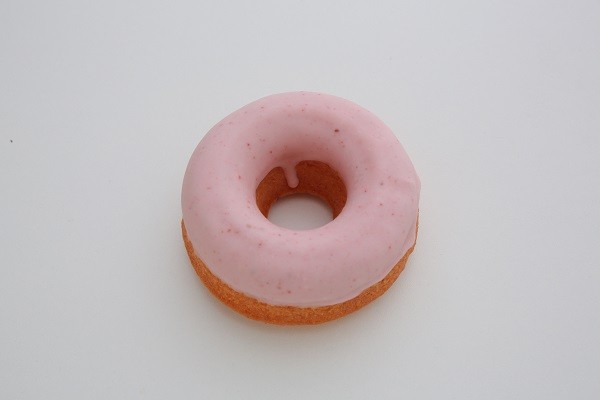 ヘルシー カラフル ふわふわ焼きドーナッツ ピンク Antique Cake Jp