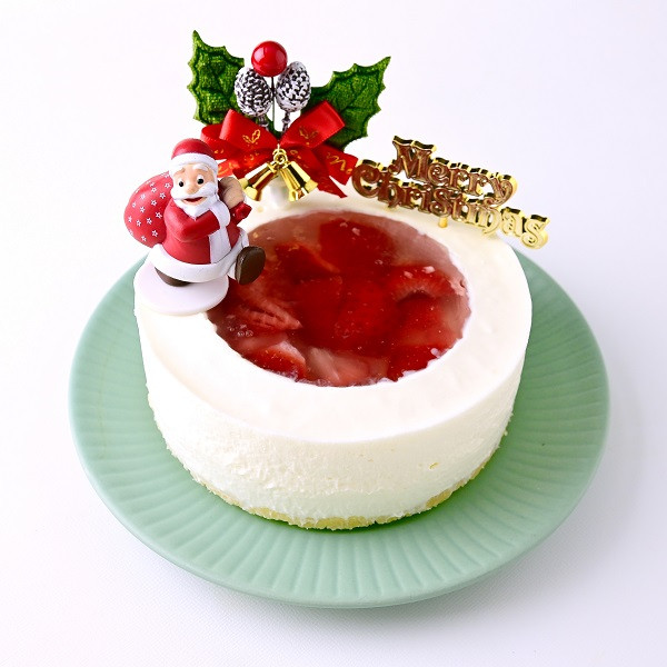 クリスマス限定！透明ダブルサークルレアチーズケーキ クリスマス2023