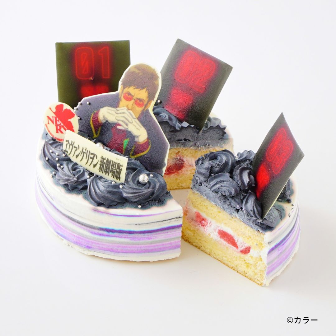 「エヴァンゲリオン」碇ゲンドウ オリジナルケーキ 3