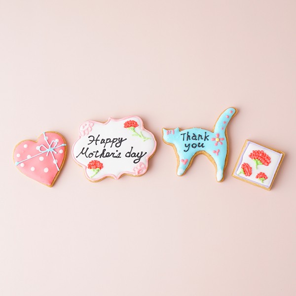 おかあさんありがとう mother's カーネーションアイシングクッキー