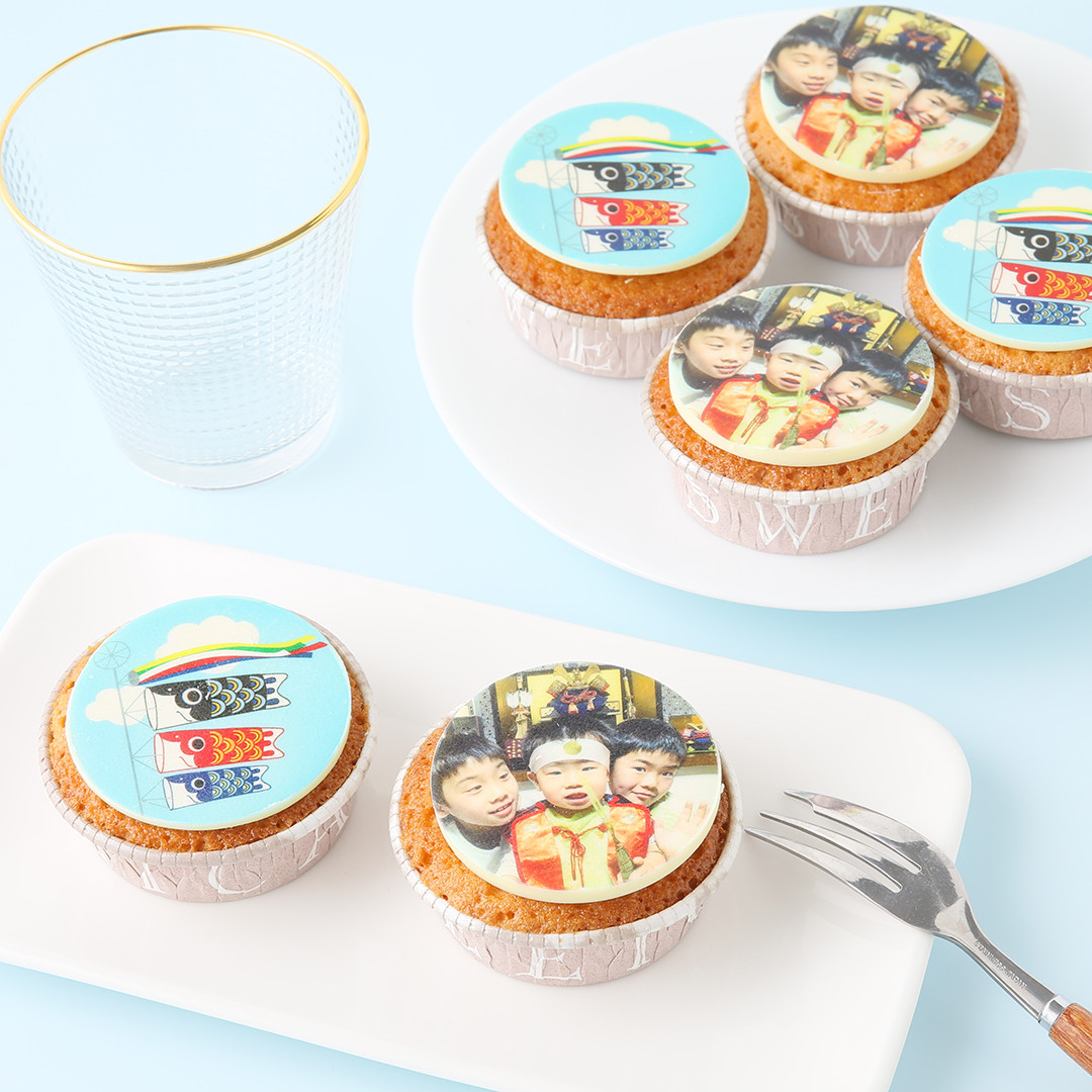 こどもの日フォトカップケーキ 6個入り