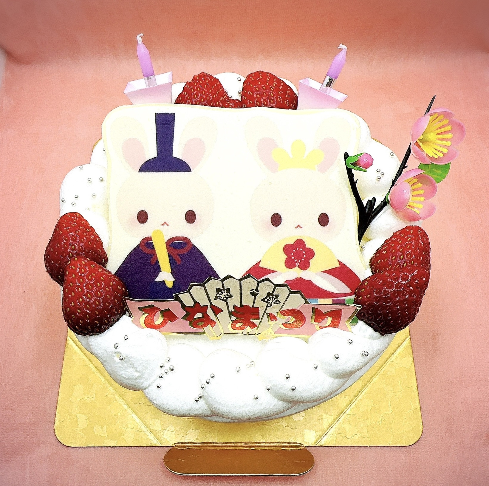 ひなまつりポップアップキャラクターケーキ 生クリーム 3号 9cm ひな祭り23 サプライズケーキ専門店 菓の香 かのか Cake Jp