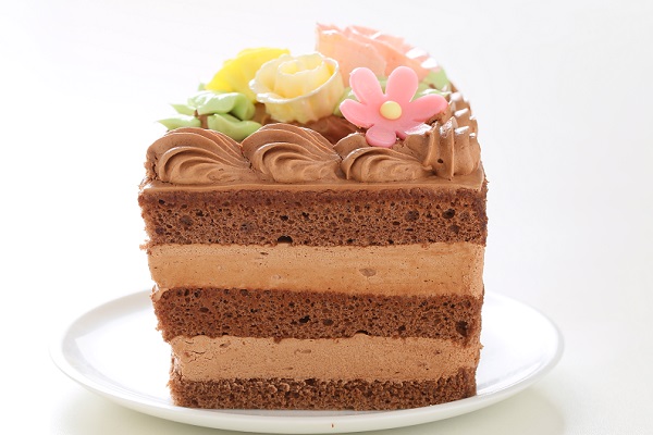 感謝状（メッセージ）生チョコケーキ  約18cmx約7.5cm 高さ約7cm  3