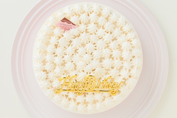 卵・乳製品・小麦粉除去 デコレーションセット付き お子さんに大人気いちごみるくのケーキ 5号 15cm 4