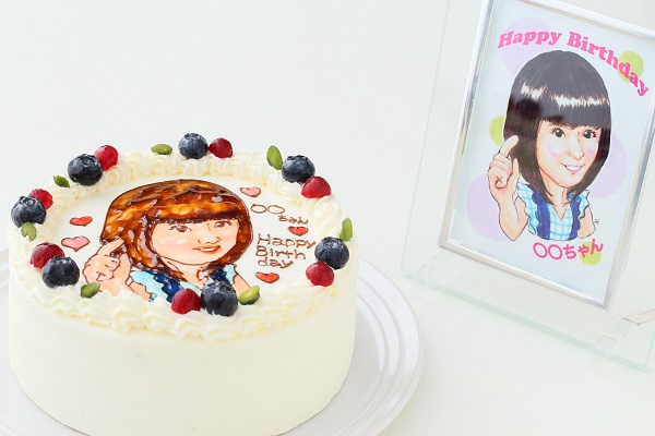 誕生日ケーキにおすすめ 人気のイラストケーキ 似顔絵ケーキ16選 Cake Jp