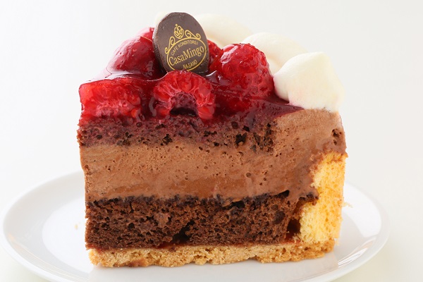 最高級洋菓子 ヴァルトベーレ木苺チョコレートケーキ　26cm 5