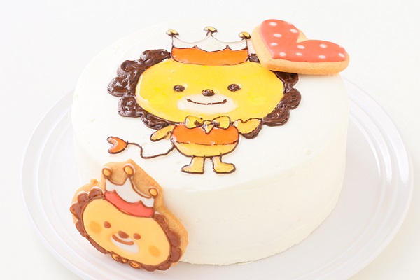 乳製品除去 アイシングクッキーのイラストデコレーションケーキ 5号 15cm アトリエ７０５ Cake Jp