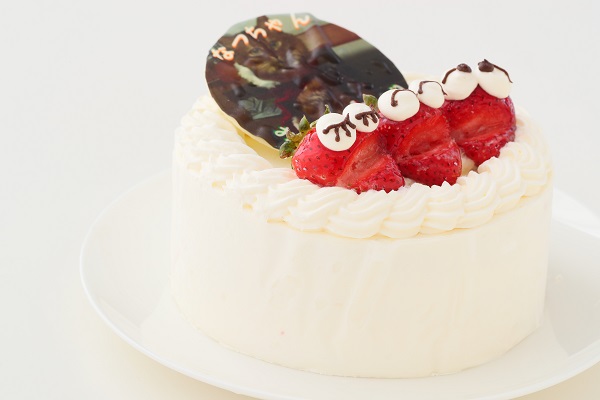 純生苺ショート　写真ケーキ　フォトケーキデコレーション　4号　12cm　ギフトに最適【当日OKです】 8