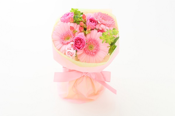 マジカルブーケ S ピンク・ラッピングを解かずにそのまま飾れる不思議な花束・誕生日などお祝いに 