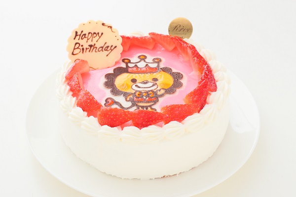 キャラクター2体まで キャラクター生デコレーションケーキ 5号 15cm Reve Cake Jp