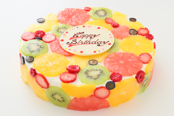 輪切りフルーツケーキ 8号 24cm パティスリー ブランフルーヴ Cake Jp