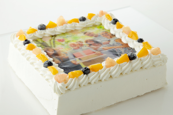 スクエア写真ケーキ 7号 21cm（Cake.jp ORIGINAL） | Cake.jp