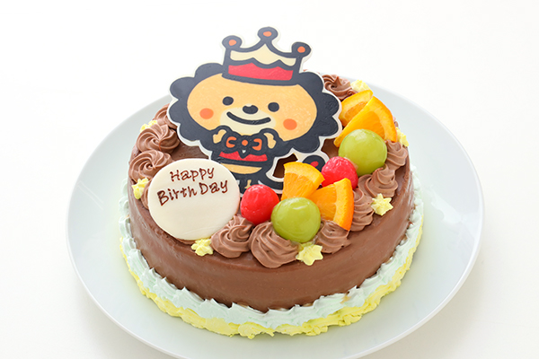 イラストケーキ オリジナルケーキ チョコケーキ 6号 18cm メモラーブル Cake Jp