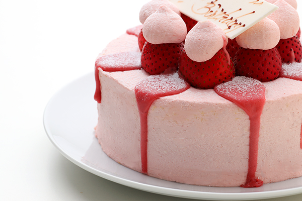 苺づくしデコレーションケーキ 4号 12cm 6