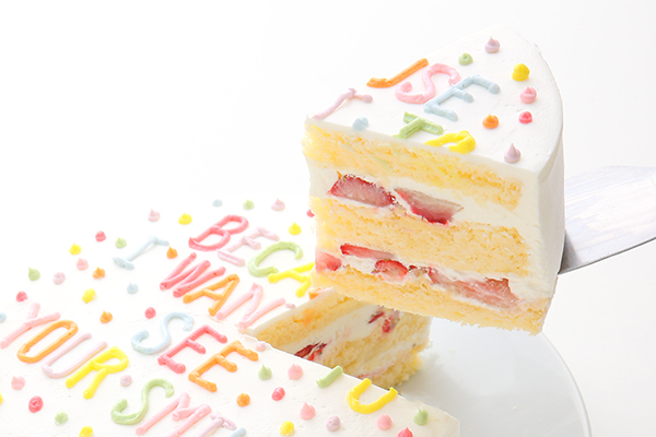 まんまる◎きらきら☆韓国ケーキ！　メッセージでお祝いセヨ　4号　12cm《センイルケーキ》 3