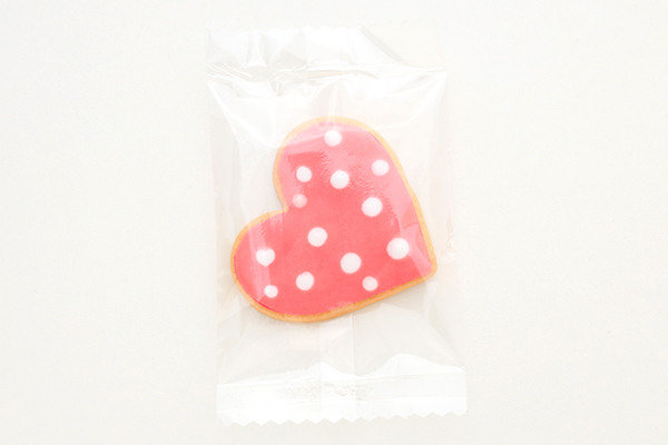 アイシングクッキー ハート ドット アトリエ７０５ Cake Jp