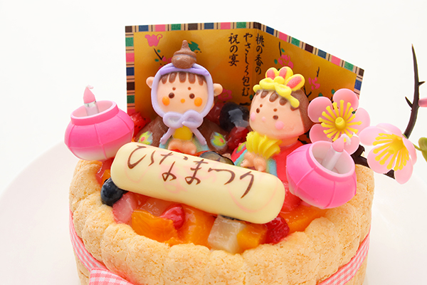 ファーストバースデーケーキ ホイップヨーグルトクリーム 5号 15cm（菓子工房オカダ） | Cake.jp