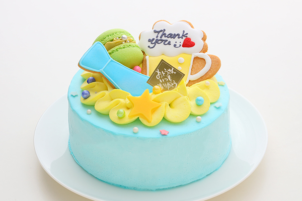 父の日ケーキ 5号 15cm Milkymoco Cake Jp