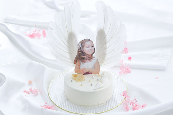天使のケーキ 生クリーム 4号
