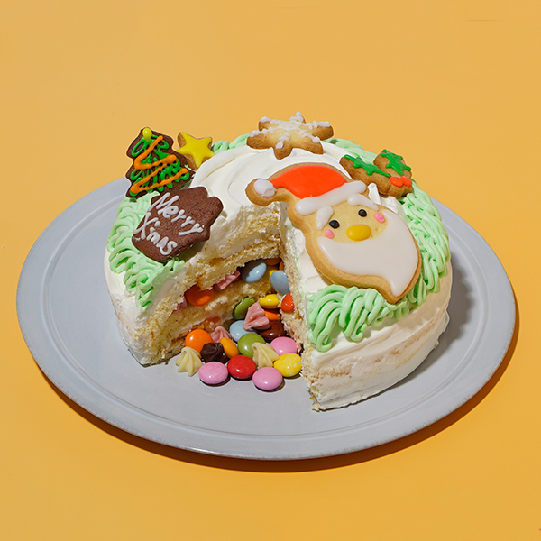 クリスマスケーキ21 ドーム型ギミックケーキ 5号 アトリエ７０５ Cake Jp
