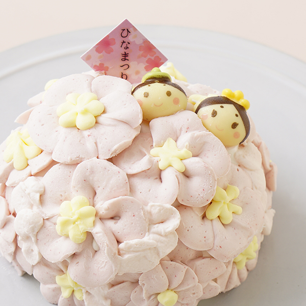 かわいいと大好評 ひなまつりフラワードーム Sweets Cafe Halu スイーツカフェハル Cake Jp