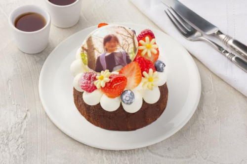 写真ケーキ　ガトーショコラ　4号　12cm【パティスリーレコロレ】