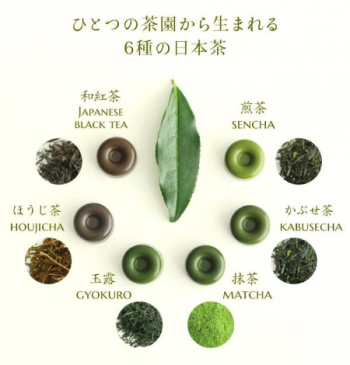 【抹茶味だけじゃない！】宇治茶チョココレクション～6種の日本茶コンプリートセット～