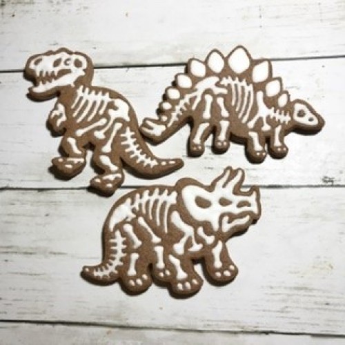恐竜アイシングクッキー