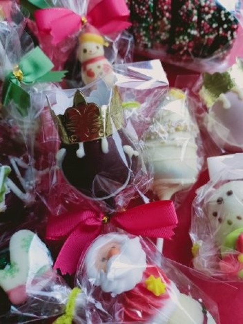 ポップケーキ8本＆クッキー（クリスマスbox）入り クリスマス2021