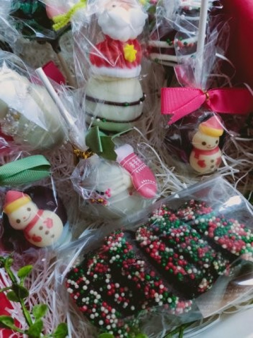 ポップケーキ12本＆クッキー（クリスマスbox）入り クリスマス2021