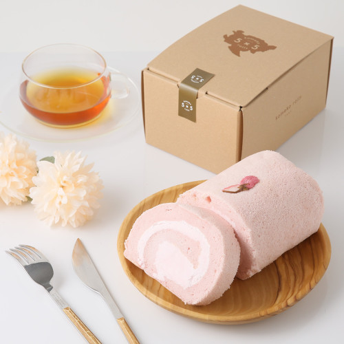 【春限定】天使の桜ロールケーキ　米粉ロールケーキ　グルテンフリー　