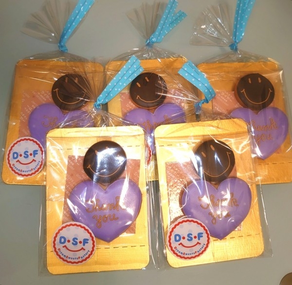 アイシングクッキー ハート+にこちゃんアイシングクッキー5袋セット ☆プチギフトに☆ バレンタイン2023の口コミ・評判の投稿画像
