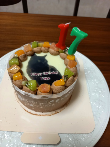 写真ケーキ チョコ生 丸型 4号 12cmの口コミ・評判の投稿画像