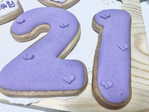 数字つき誕生日アイシングクッキーセットの口コミ・評判の投稿画像