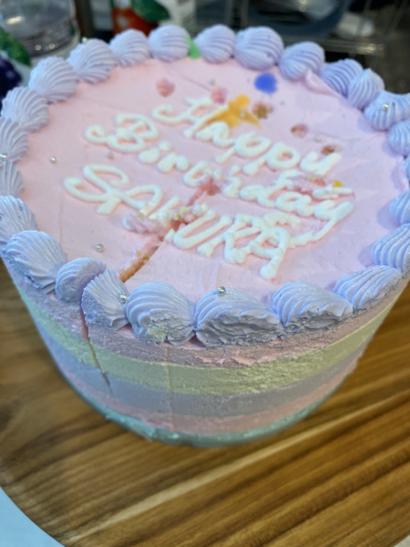虹色creamアイスケーキの口コミ・評判の投稿画像