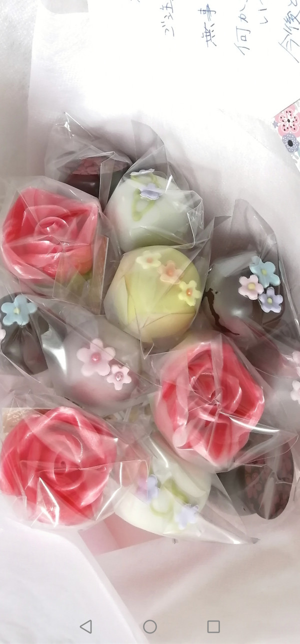 食べられる花束　お菓子ブーケ　の口コミ・評判の投稿画像